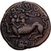 Kingdom of Mysore, 20 Cash, 1834, Mysore, Copper, EF(40-45)