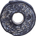 Kelantan, 1 Pitis, AH 1314 (1897), Hojalata, MBC, KM:10