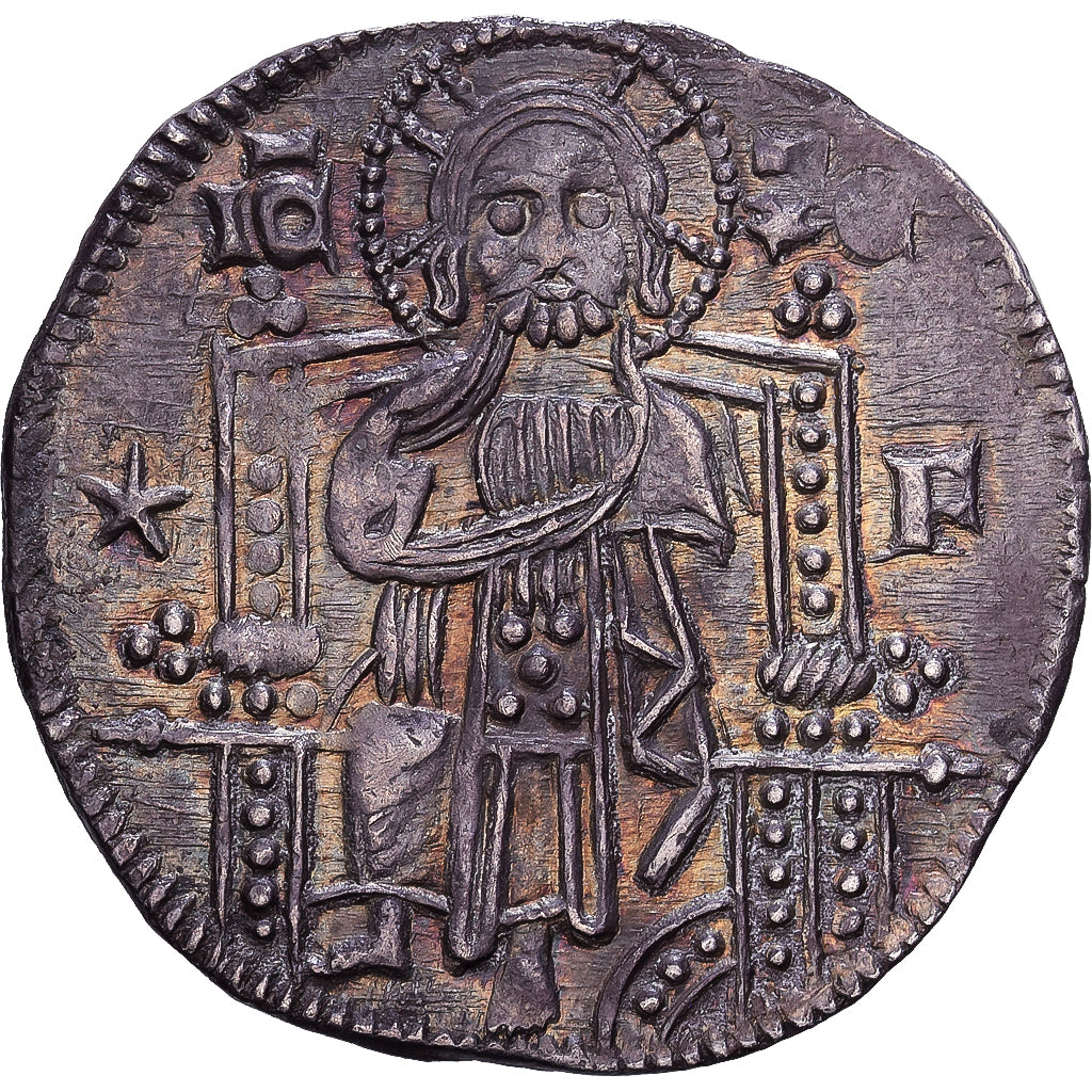 République de Venise, Andrea Contarini, Grosso ou Matapan, 1367-1382, Argent