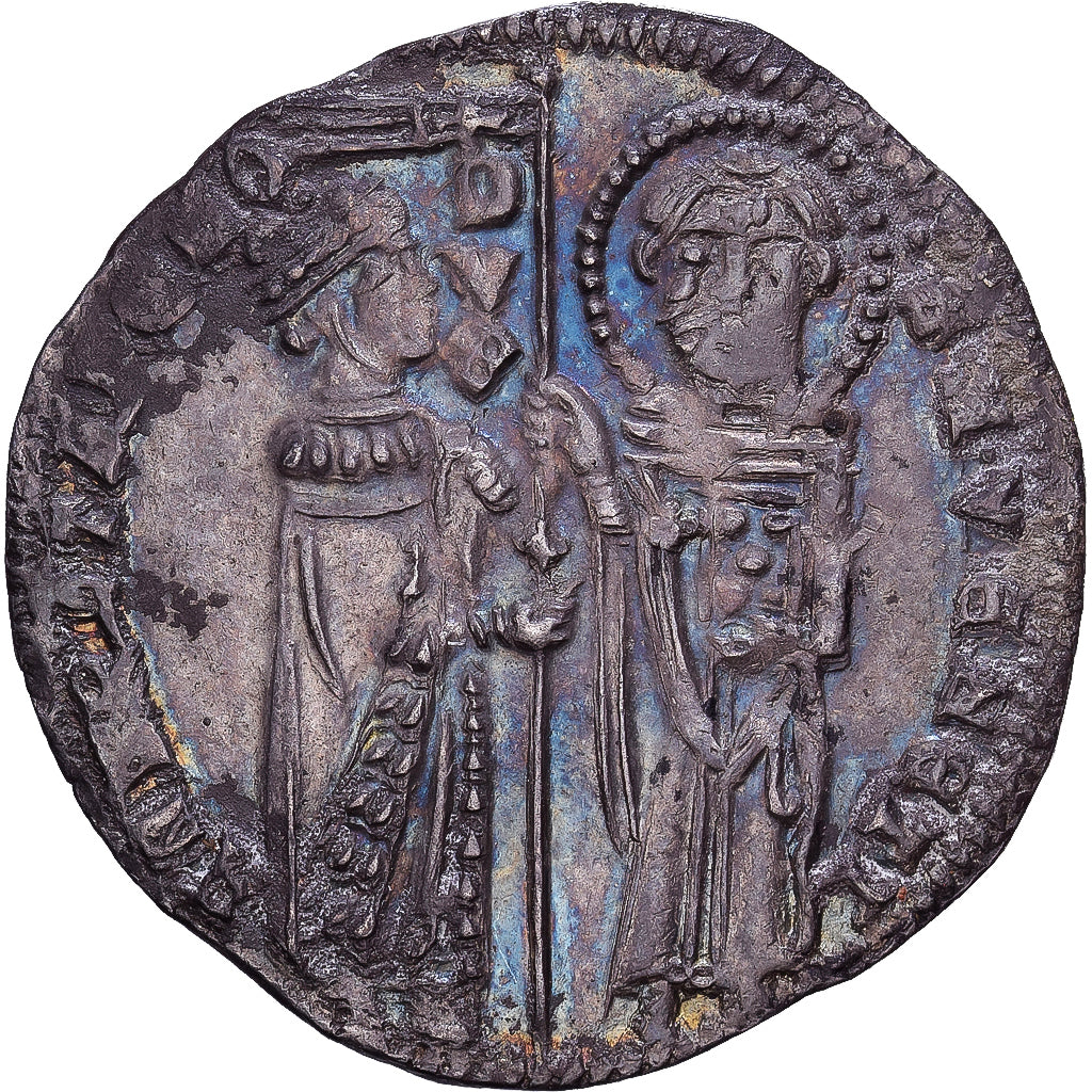 République de Venise, Andrea Contarini, Grosso ou Matapan, 1367-1382, Argent