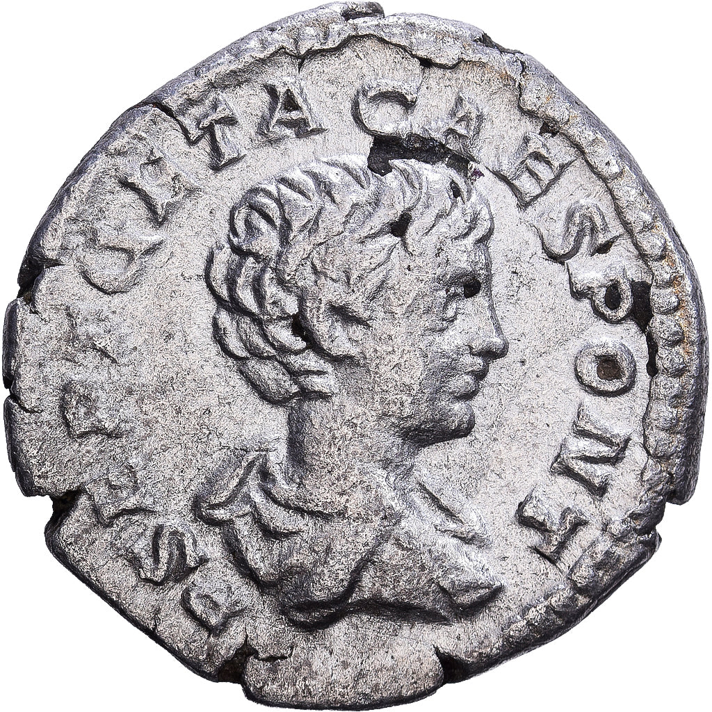Roman Empire, Geta, Denarius, 200-202, Rome, Fourrée, Prata, EF(40-45), RIC:18
