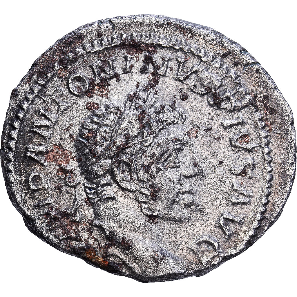 Roman Empire, Elagabalus, Denarius, 218-222, Rome, Fourrée, Prata, EF(40-45)