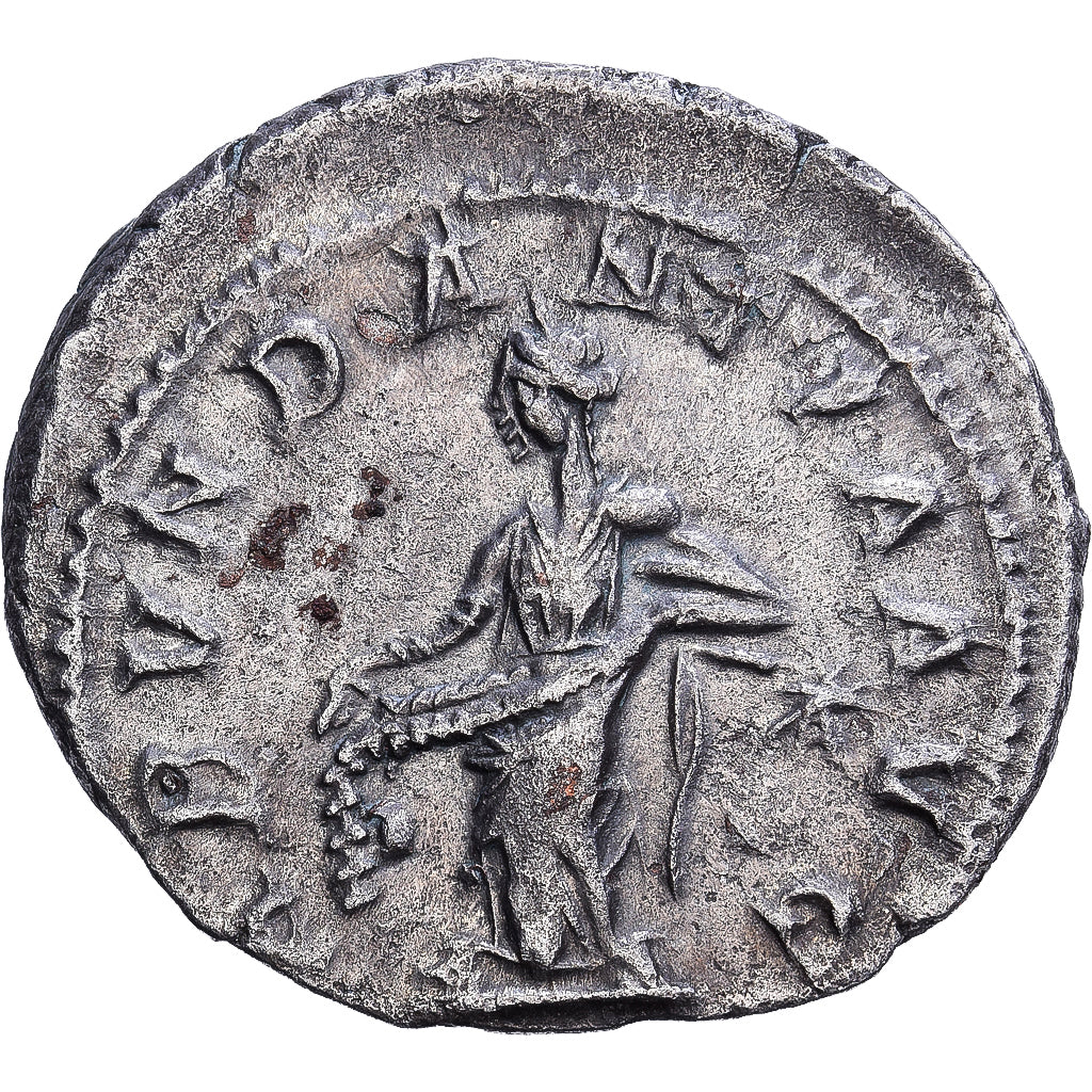 Roman Empire, Elagabalus, Denarius, 218-222, Rome, Fourrée, Prata, EF(40-45)