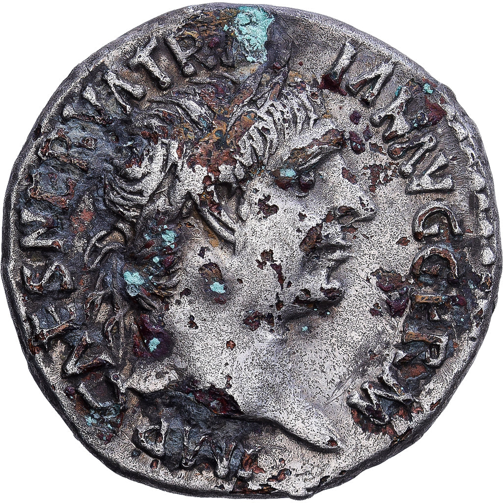 Roman Empire, Trajan, Denarius, 101-102, Rome, Fourrée, Plata, BC+