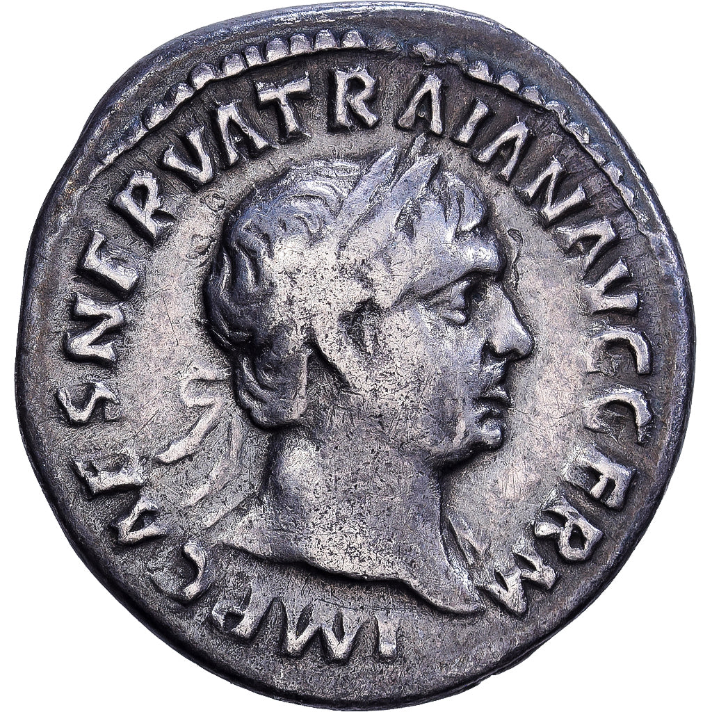 Roman Empire, Trajan, Denarius, 101-102, Rome, Fourrée, Silber, S+, RIC:59