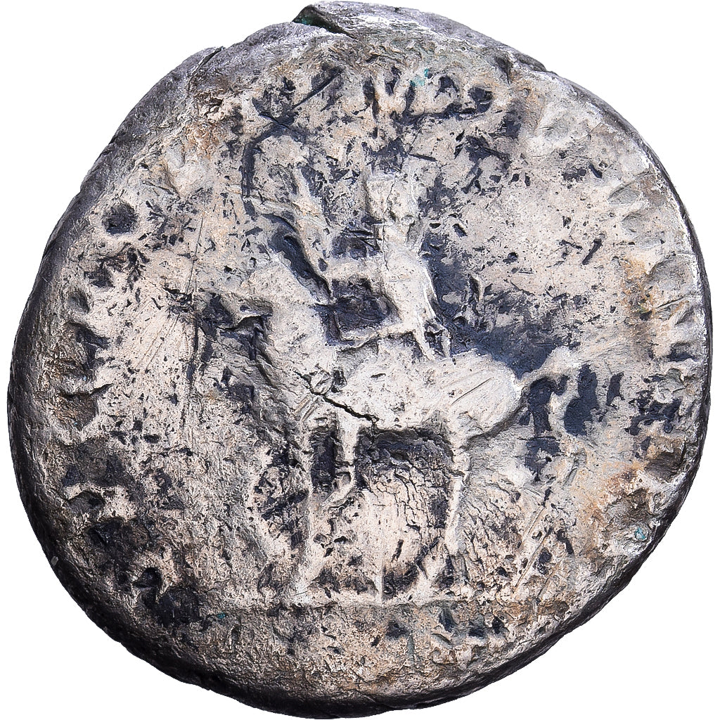 Roman Empire, Trajan, Denarius, 112-114, Rome, Argento, MB, RIC:291
