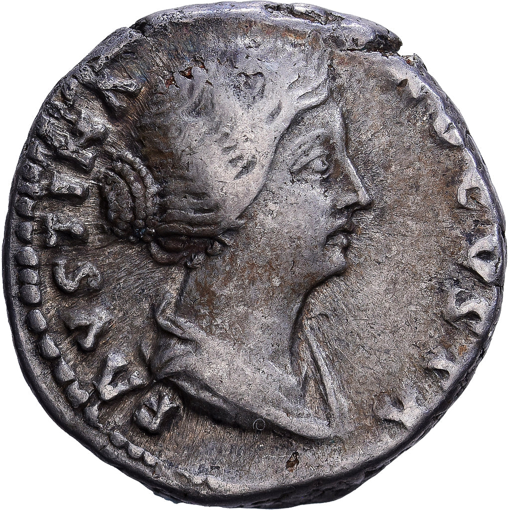 Roman Empire, Faustina II, Denarius, 145-161, Rome, Silber, S+, RIC:495a