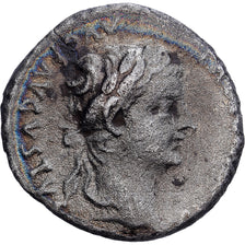 Roman Empire, Tiberius, Denarius, 14-37, Lyon - Lugdunum, Prata, VF(20-25)