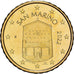 San Marino, 10 Centimes, 2022, Rome, Nordic gold, MS(65-70), KM:558