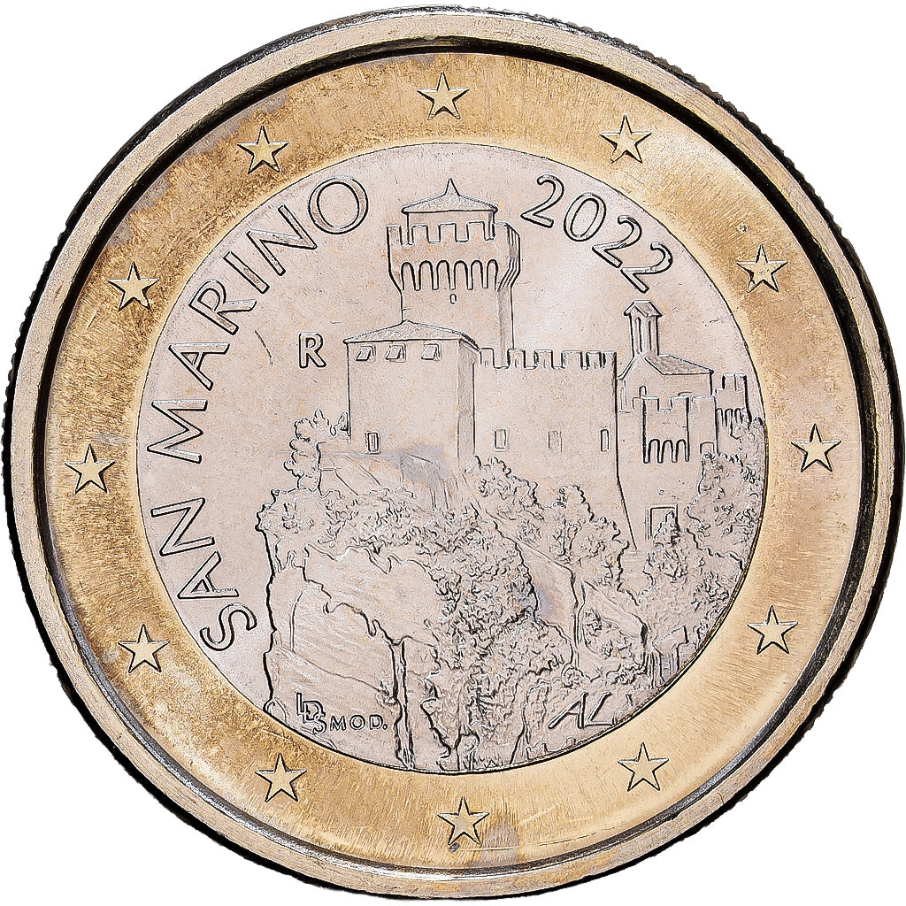 San Marino, 1 Euro, 2022, Rome, Bimetallico, FDC, KM:561