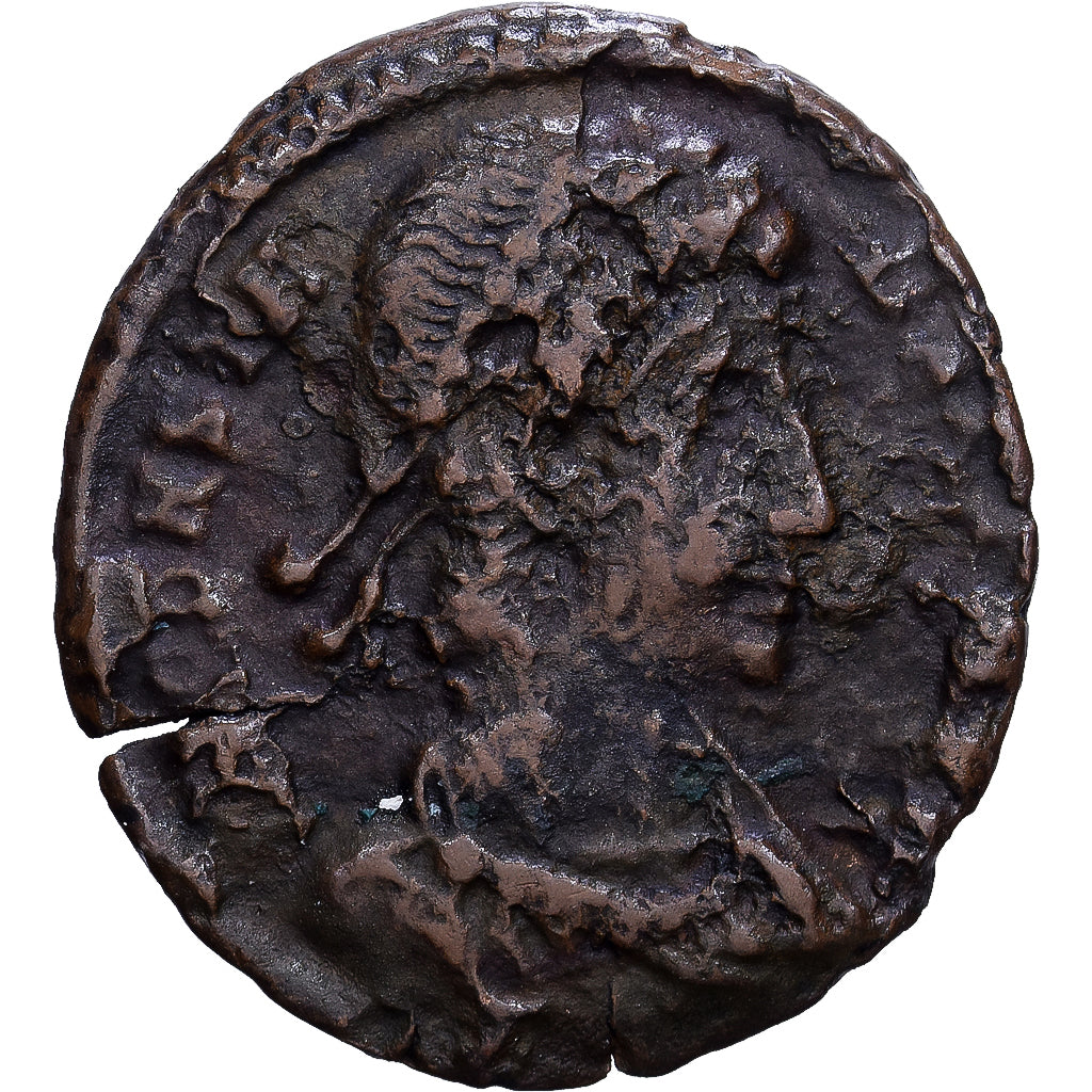 Roman Empire, Constans, Follis, 348-350, Siscia, Bronzo, MB