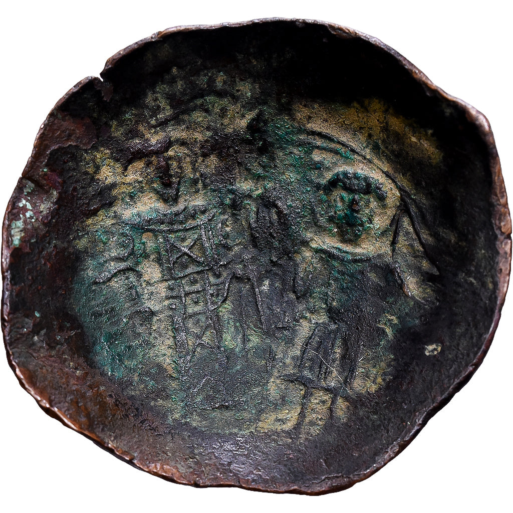 Byzantine Empire, Aspron trachy, 1081-1453, Constantinople, Vellón, BC+