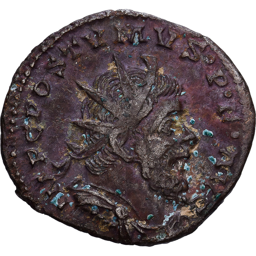 Empire romain, Postume, Antoninien, 260, Lugdunum, Argent, TTB, RIC:54