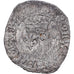 France, Charles VI, Gros dit "Florette", 1420-1421, Silver, VF(20-25)