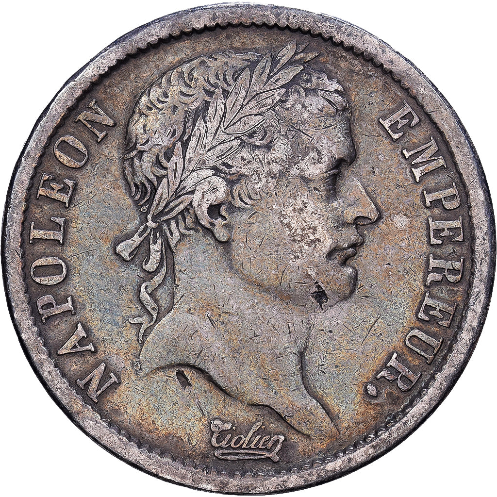 France, Napoleon I, 2 Francs, 1808, Paris, Silver, EF(40-45), Gadoury:500