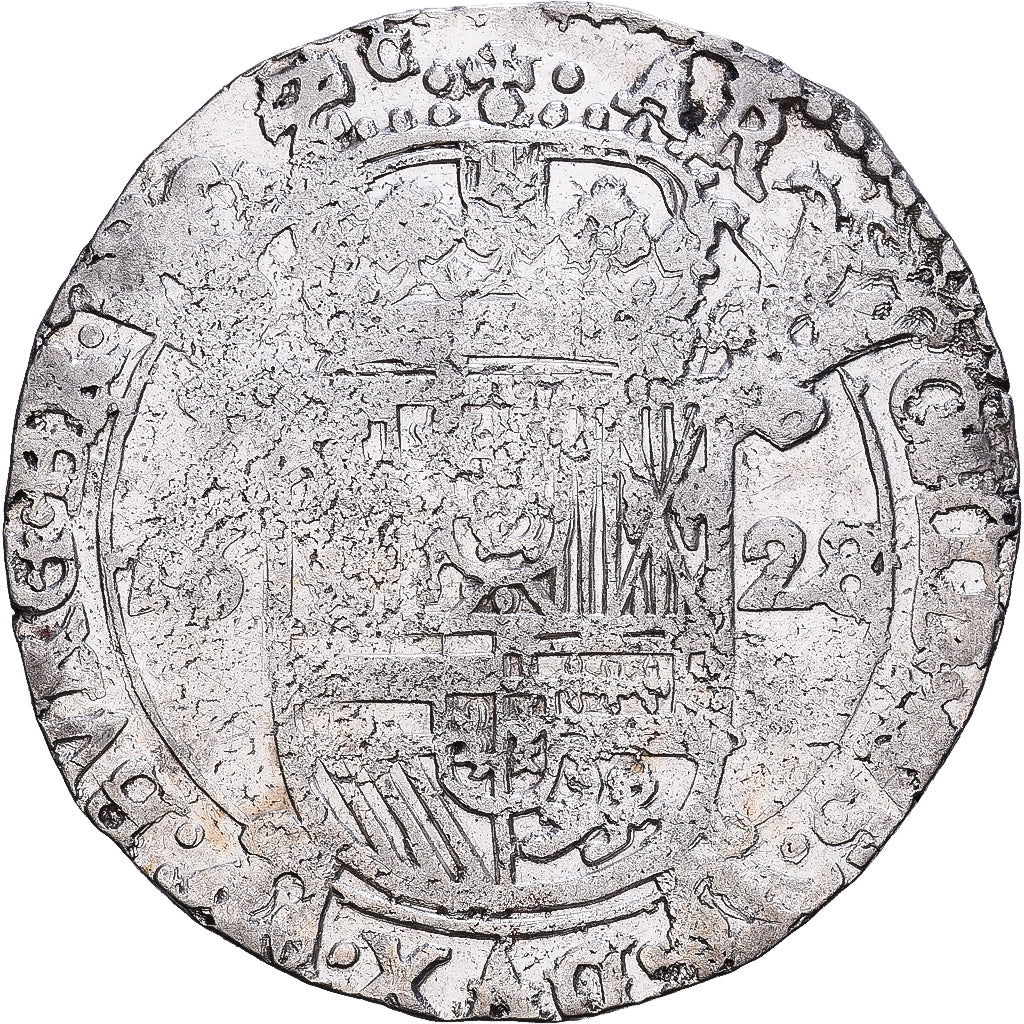 Duchy of Brabant, Philippe IV, Escalin, 1628, Brussels, Silber, S+