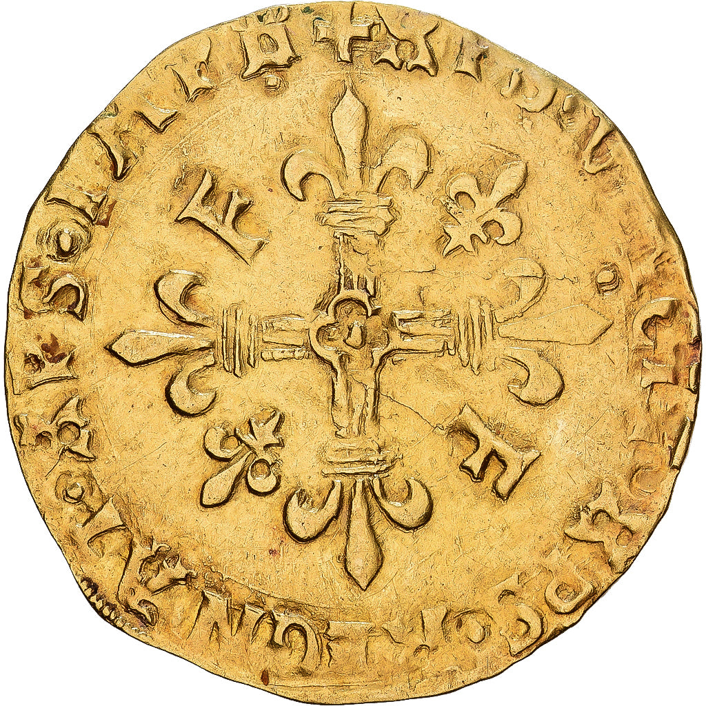 France, François Ier, Écu d'or au soleil, 1515-1547, Tours, Or, TTB+