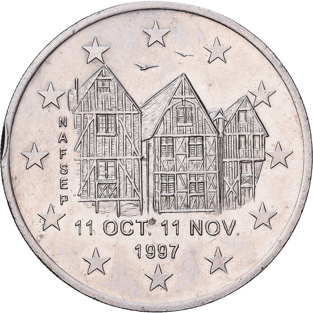 Frankreich, 2 Euro, Tours et de Touraine, 1997, MDP, Copper-nickel Aluminium