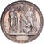 Francia, medalla, Baptême, 1re Communion et Confirmation, 1867, Plata, EBC