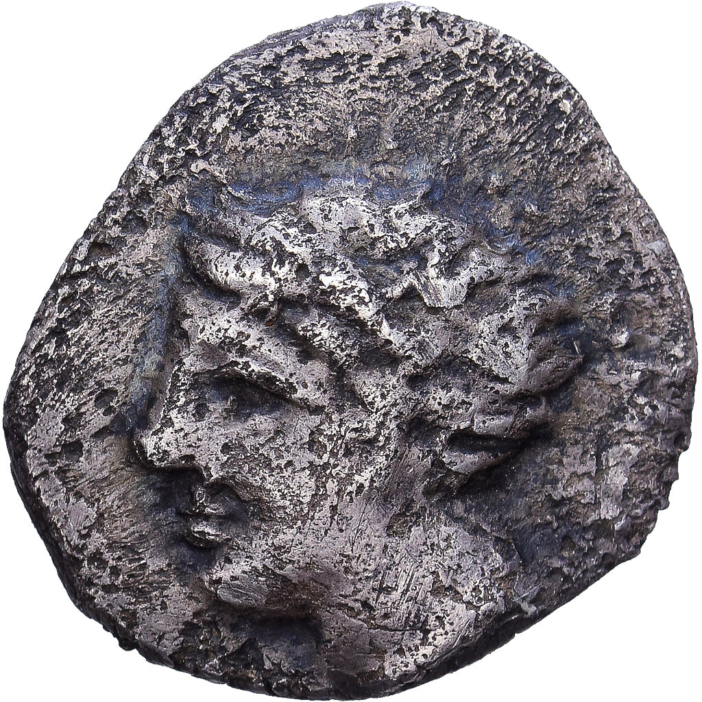 Gaul, Obol, 121-82 BC, Massalia, Imitation, Plata, BC+