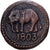 Sri Lanka, George III, 1/24 Rixdollar, 1803, Rame, MB+, KM:64