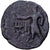 Kushan Empire, Kanishka I, Drachm, 127-151, Bronze, F(12-15)