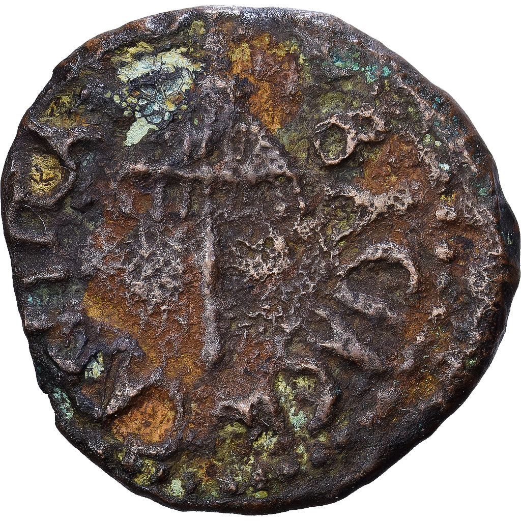 Judaea, Agrippa I, Prutah, 37-43, Jerusalem, Imitation, Bronze, F(12-15)