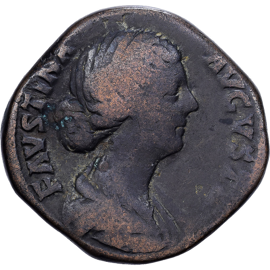Roman Empire, Faustina II, Sestertius, 161-176, Rome, Bronze, F(12-15), RIC:1663