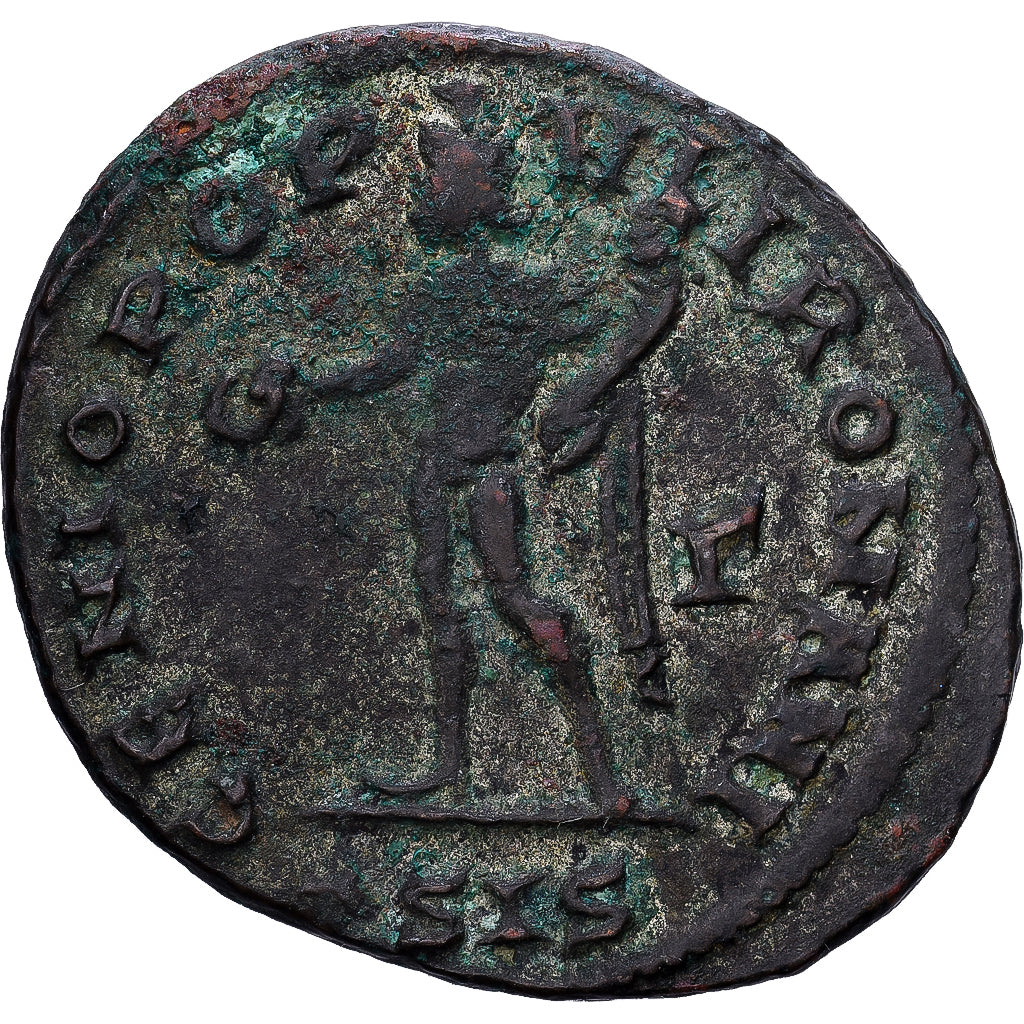 Empire romain, Dioclétien, Æ Unit, 295, Siscia, Bronze, TB+, RIC:85a
