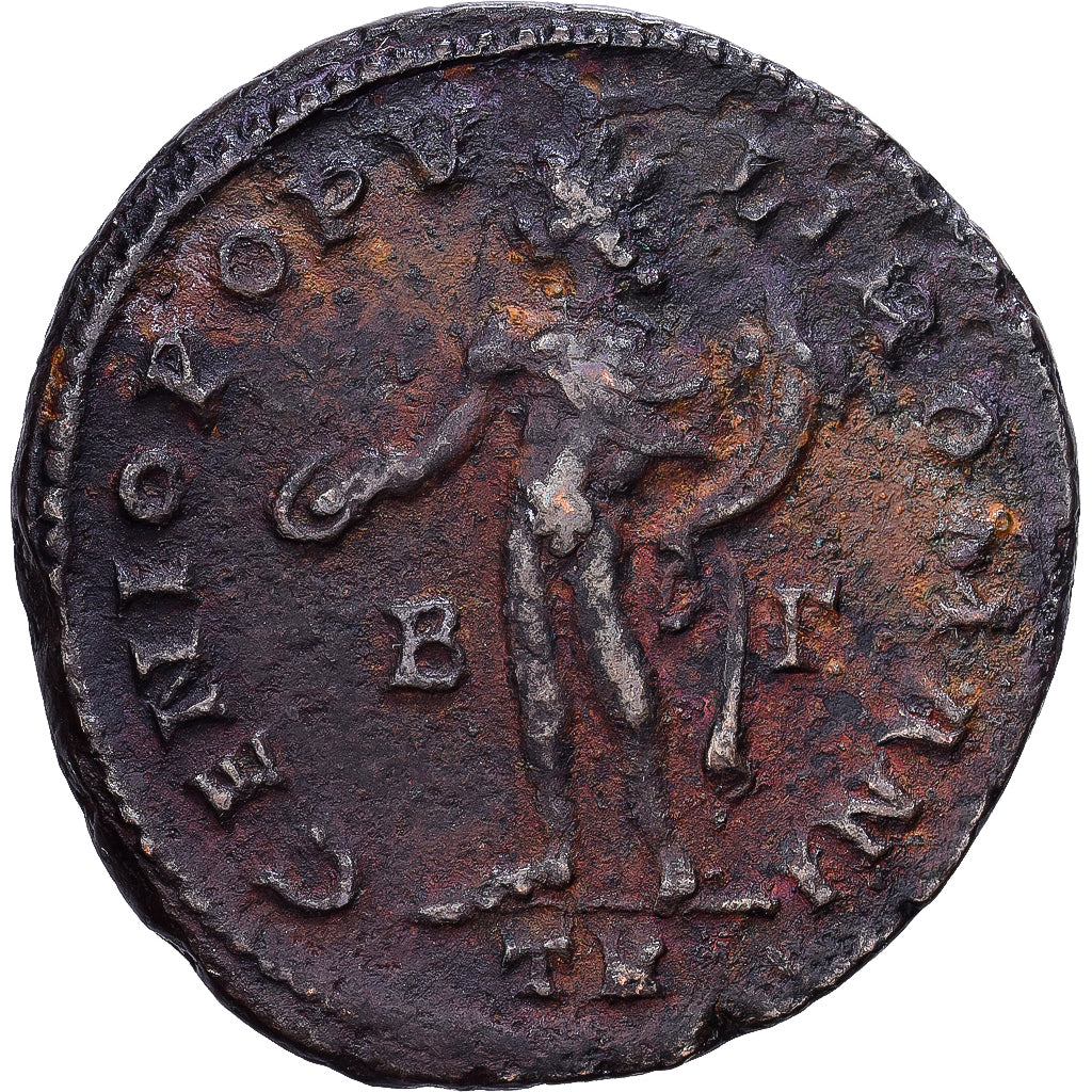 Roman Empire, Diocletian, Æ Unit, 296-297, Treveri, Bronze, EF(40-45), RIC:181a