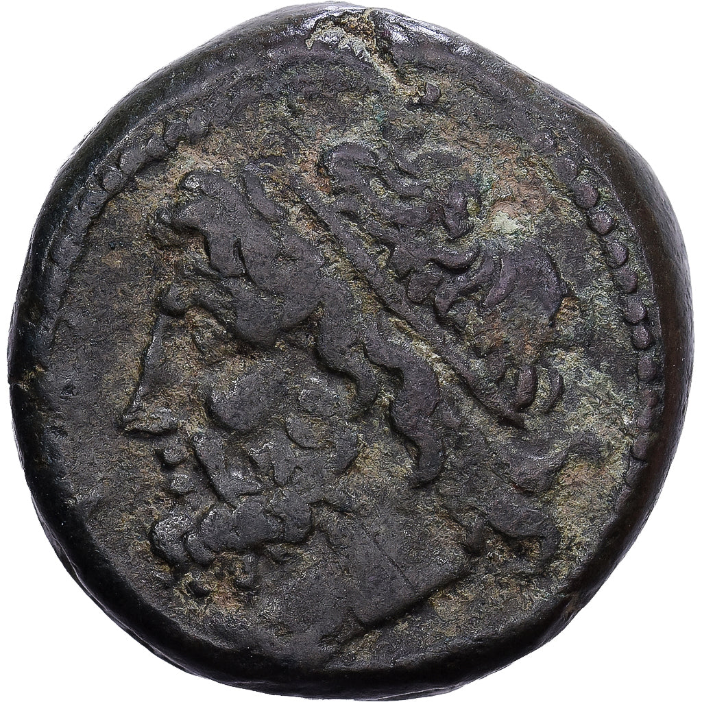 Sicily, Hieron II, Æ Unit, 240-215 BC, Syracuse, Bronze, VF(20-25), HGC:2-1550