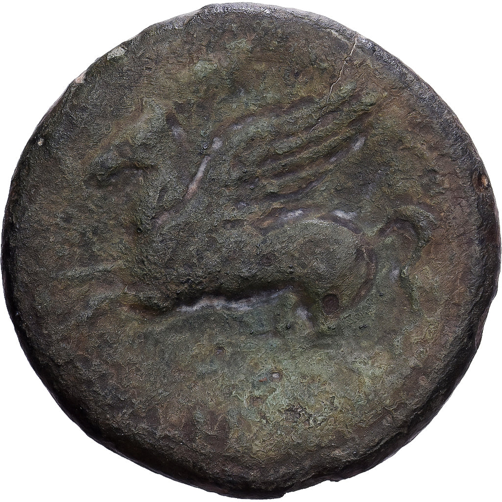 Sicília, Timoleon & 3rd democracy, Æ Unit, ca. 344-317 BC, Syracuse, Bronze