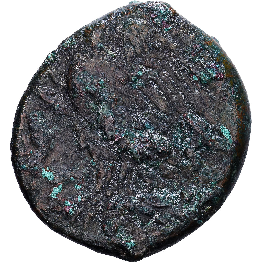Sicilië, Hiketas II, Æ Unit, ca. 287-278 BC, Syracuse, Bronzen, FR, HGC:2-1495
