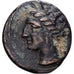 Zeugitana, Æ Unit, 400-350 BC, Carthage, Bronce, BC+