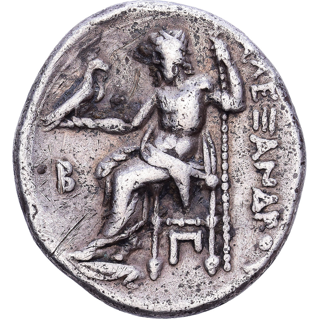 Królestwo Macedonii, Alexander III the Great, Drachm, 310-301 BC, Kolophon