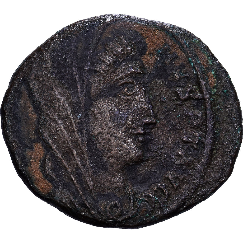Roman Empire, Divus Constantine I, Follis, 337-340, Antioch, Bronze, VF(20-25)
