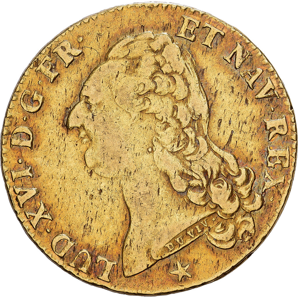 Frankreich, Louis XVI, Double Louis d'or à la tête nue, 1786, Lille, Gold, S+
