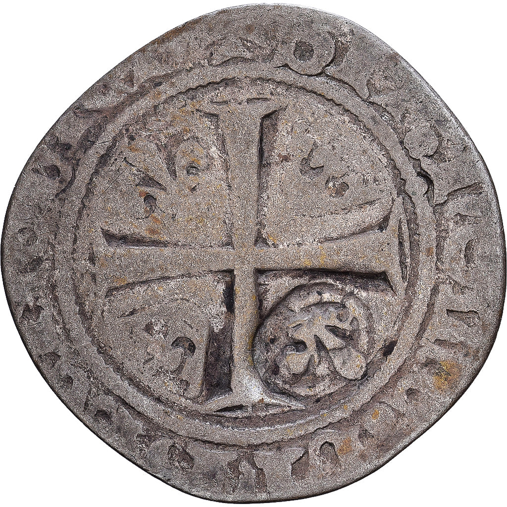 Frankrijk, Louis XIII, Quinzain (Douzain contremarqué), 1640, Paris, Zilver