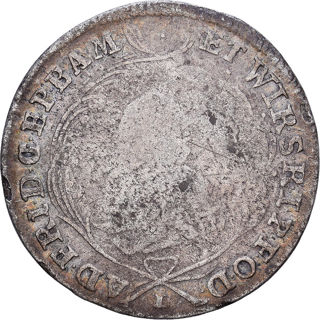 Bishopric of Würzburg, Adam Friedrich, 10 Kreuzer, 1764, Würzburg, Argento