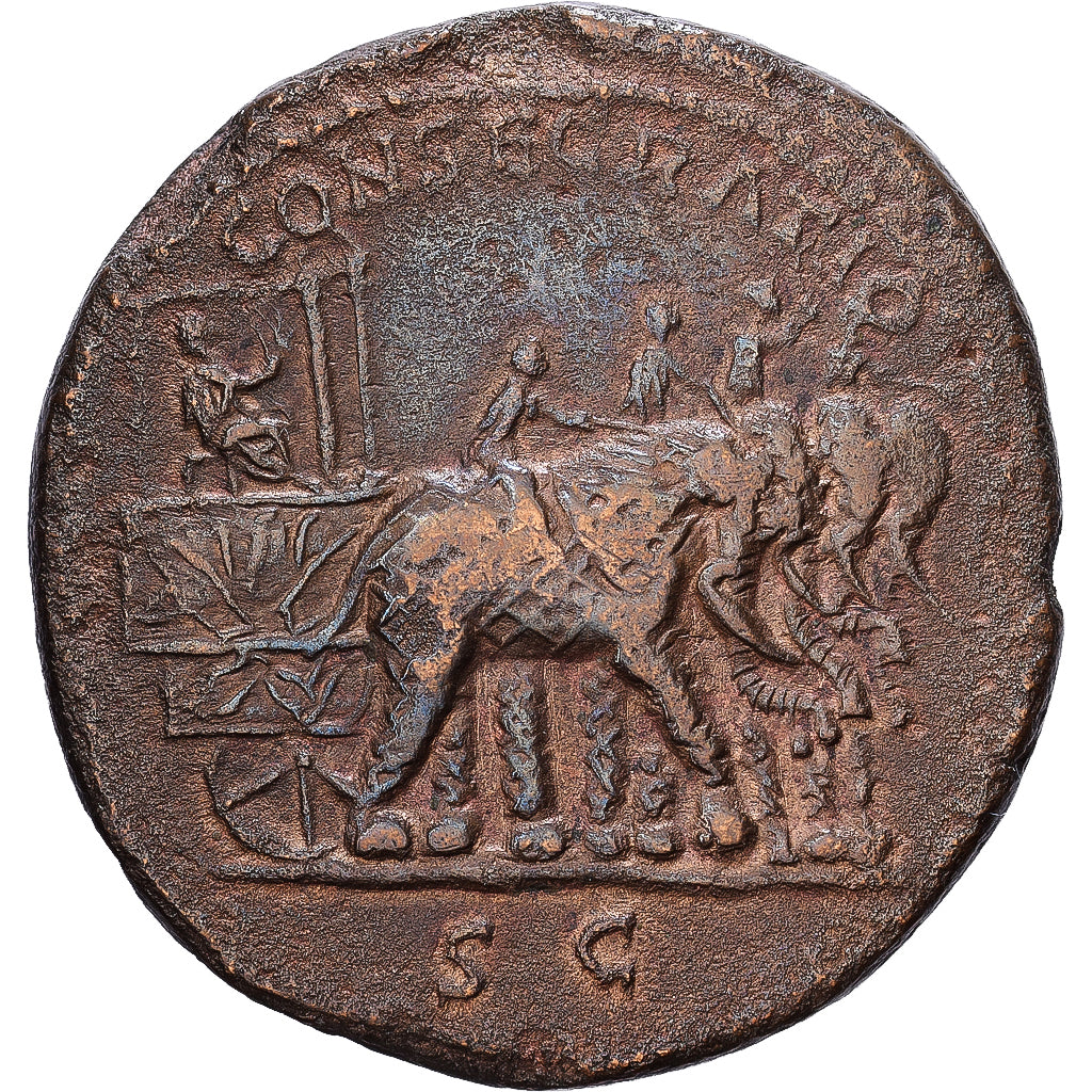 Roman Empire, Divus Lucius Verus, Sesterz, 169, Rome, Bronze, VZ, RIC:1508
