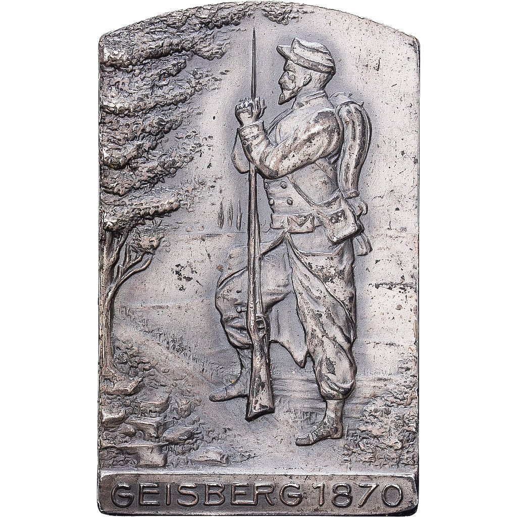 Frankreich, Plaquette, Inauguration du monument Français à Wissembourg, 1909