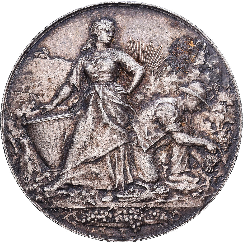 Francja, medal, Comice Agricole de Tours, Srebro, AU(50-53)