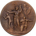 Francja, medal, 1er concours de tir, Loire, 1911, Brązowy, AU(55-58)