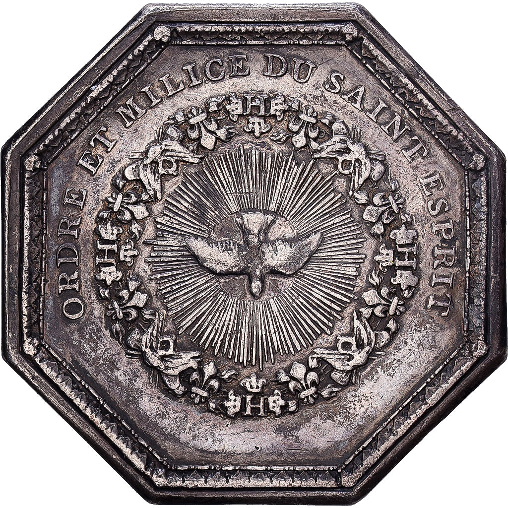 France, Token, Louis XVI, Ordre & milice du St Esprit, Silver, EF(40-45)
