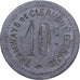 France, Tramway, Clermont-Ferrand, 10 Centimes, TB+, Zinc