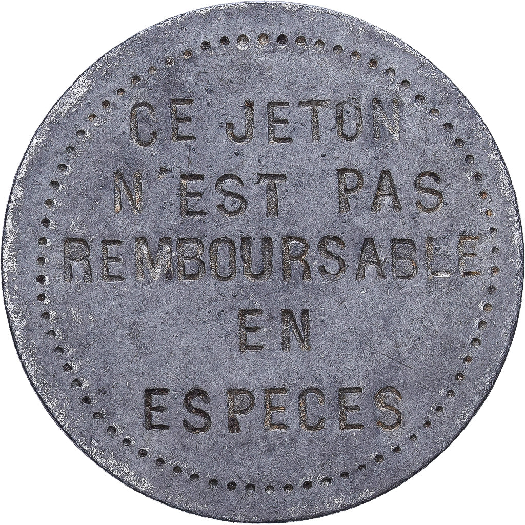 France, Tramway, Clermont-Ferrand, 10 Centimes, TB+, Zinc