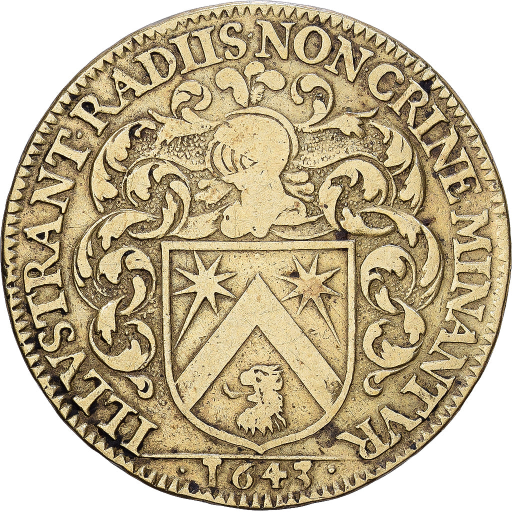 Frankreich, betaalpenning, Maires de Dijon, Pierre Comeau, 1643, Messing, S