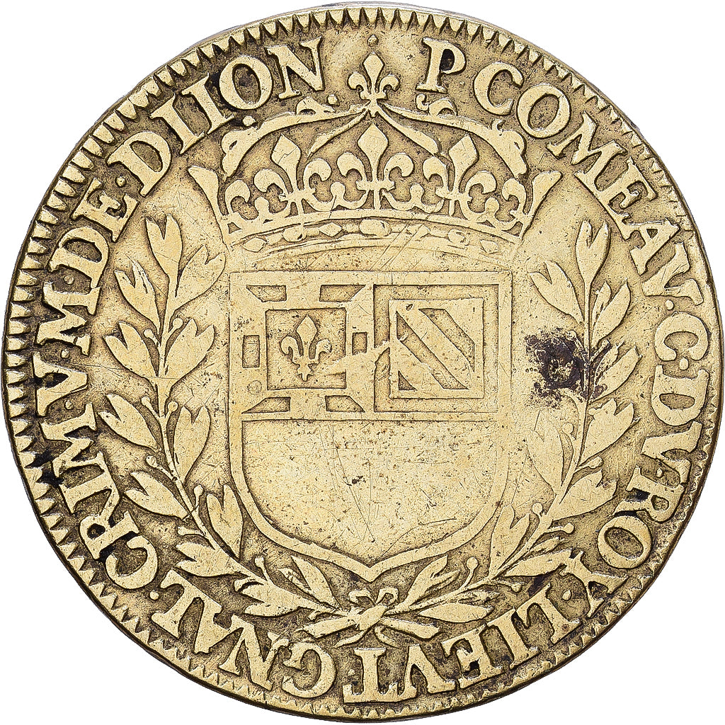 Frankreich, betaalpenning, Maires de Dijon, Pierre Comeau, 1643, Messing, S