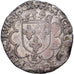 France, Francis I, Douzain à la croisette, 1540-1547, Bourges, Billon