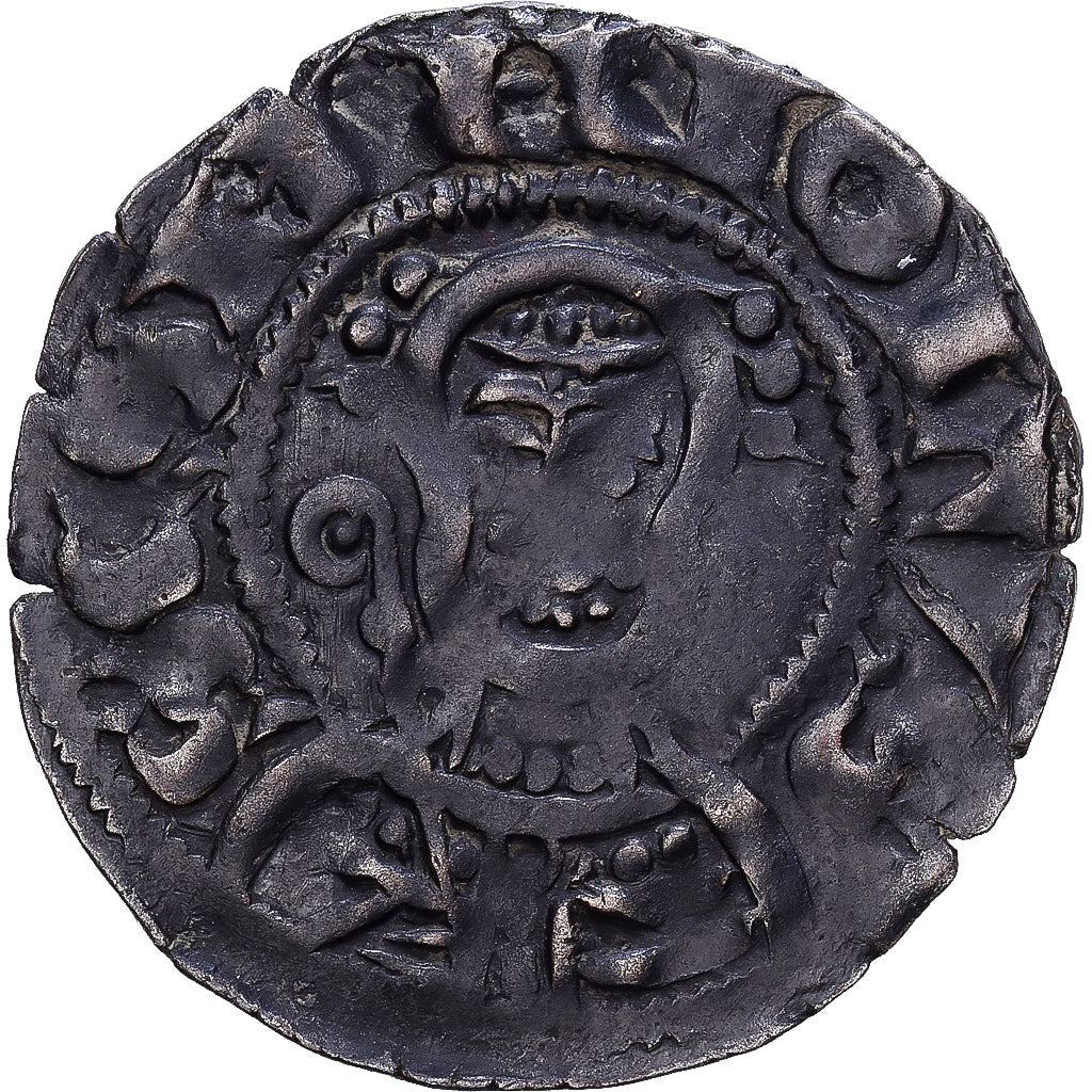 Souvigny Priory, Denarius, 1180-1213, Souvigny, Zilver, FR